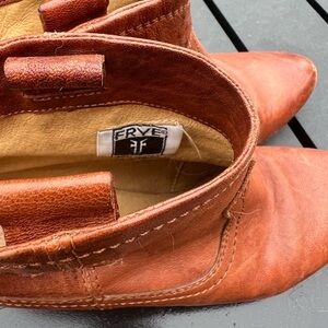 Frye Ankle Brown Leather Booties